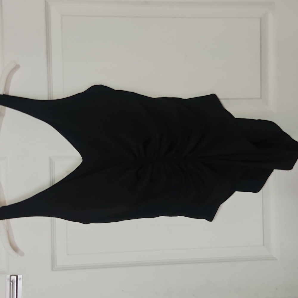 CALIA Women’s Ruched One Piece Swimsuit: BLACK: NEW WITH TAGS: SIZE 16